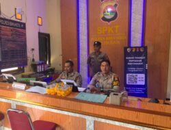 Siwas Polres Bima Kota Laksanakan Pengawasan Pelayanan Publik di SPKT dan Unit Pelayanan Lain